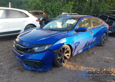 2021 Honda Civic Sport from USA, damaged, VIN 2HGFC2F89MH532229